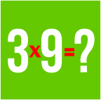 3×9=?